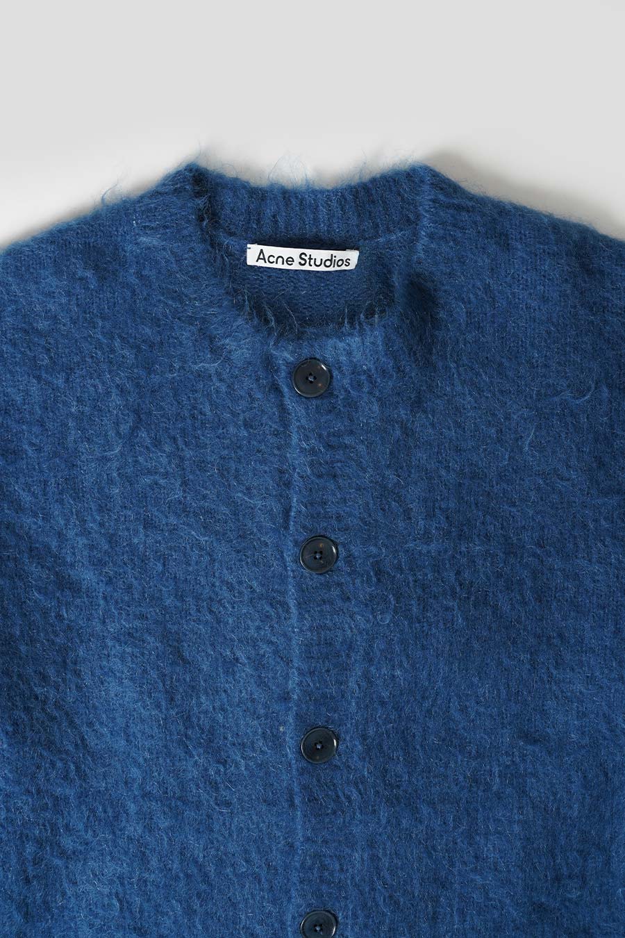 CARDIGAN WOOL MOHAIR DENIM BLEU - Image 3
