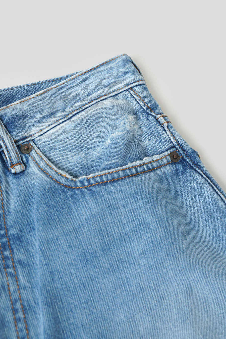 SHORT EN JEAN BLEU CLAIR - Image 3