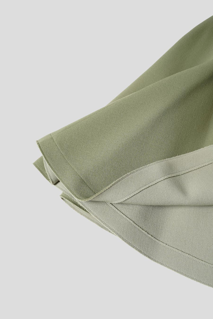 JUPE À GODET OLIVE - Image 4