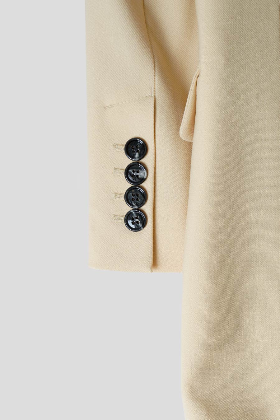 VESTE DEUX BOUTONS VANILLE - Image 5