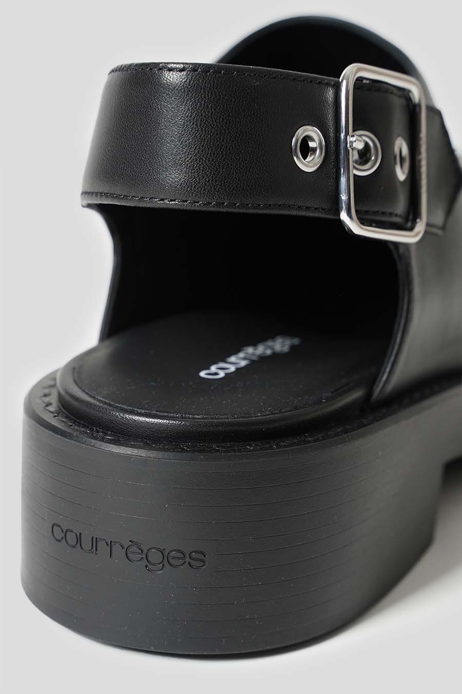 MULES SABOTS À BOUCLE NOIRES - Image 4