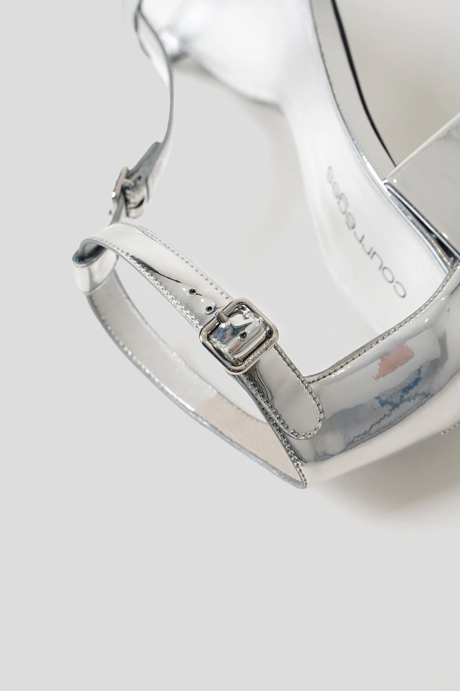 SANDALES DOUBLES BOUCLES MIROIR - Image 4