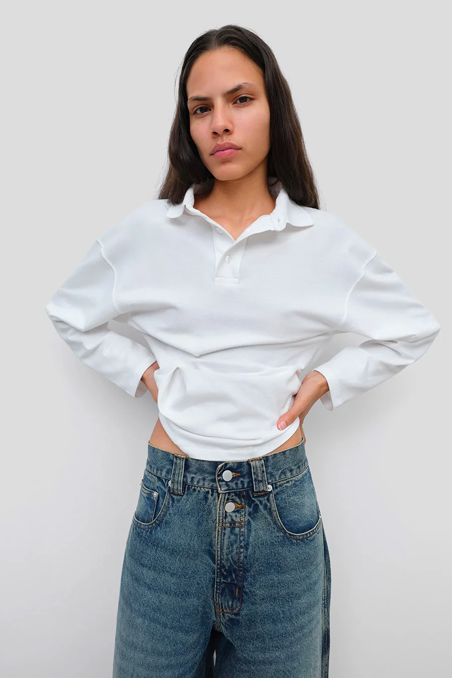 JEAN BAGGY BLEU FONCÉ - Image 3