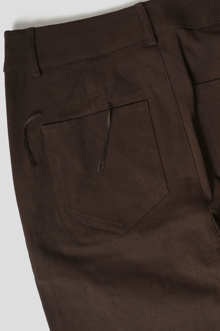 PANTALON ÉVASÉ MARRON - Image 3