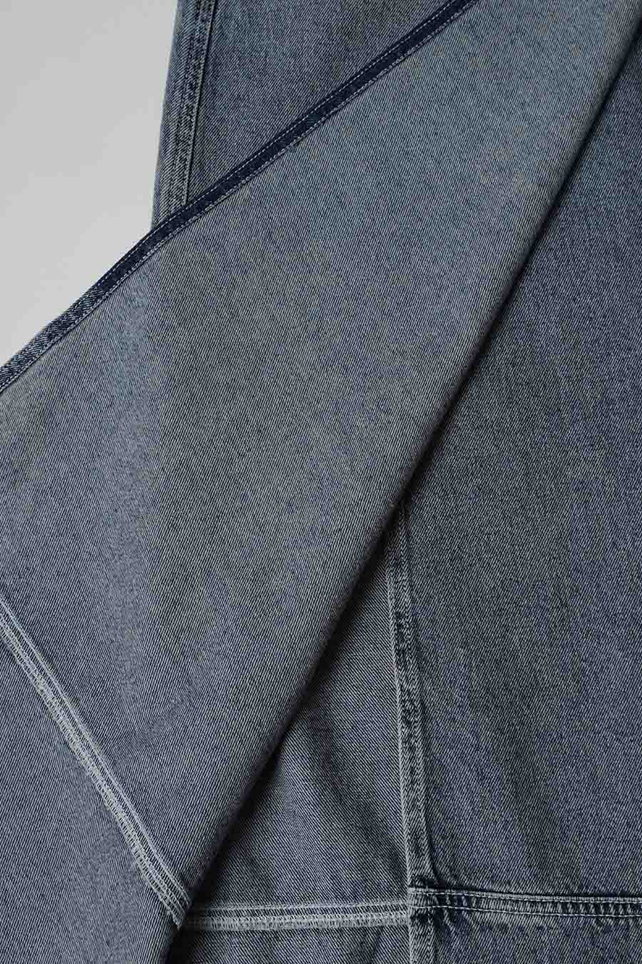 JUPE LONGUE DENIM GRISE - Image 3