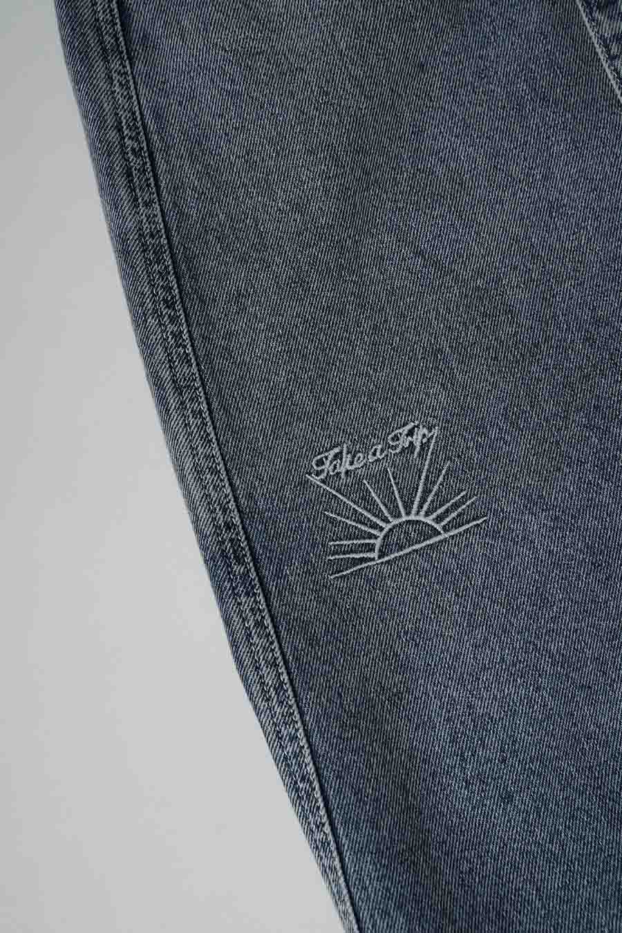 JUPE LONGUE DENIM GRISE - Image 5