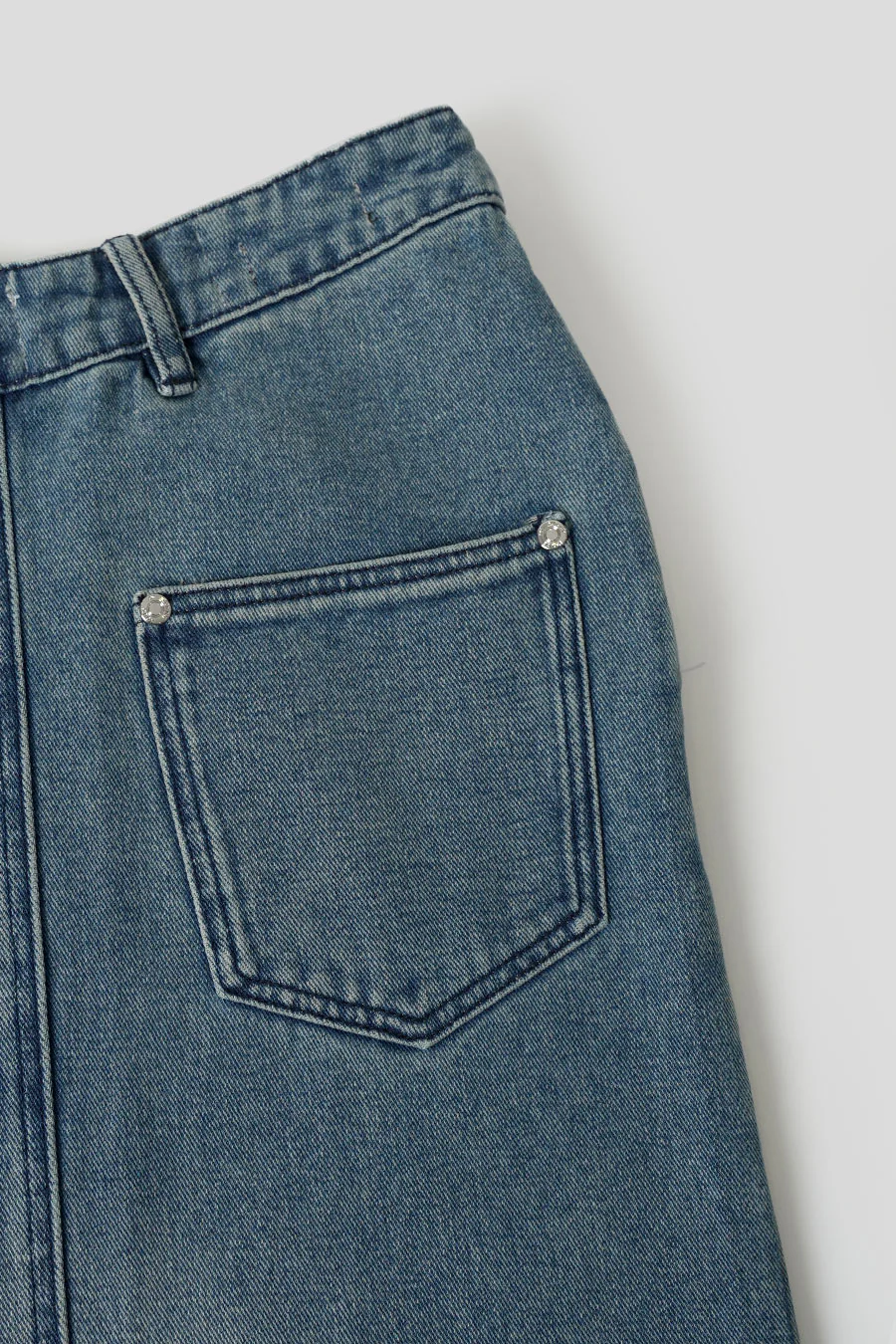 JUPE THE CASCADE DENIM BLEU CIEL - Image 4