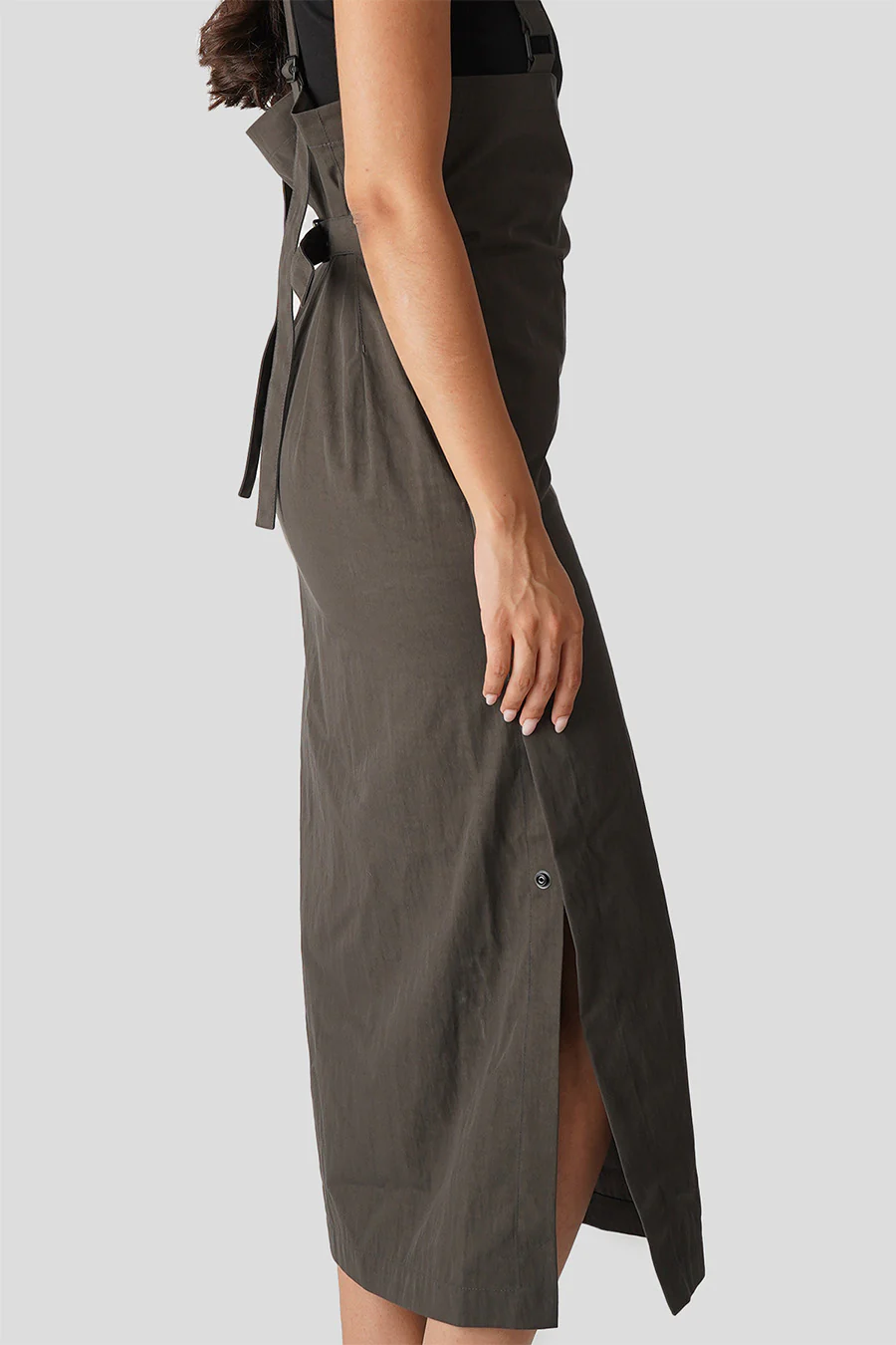 JUPE À BRETELLES ESPRESSO - Image 4