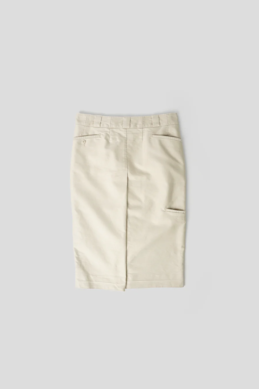 JUPE MIDI BLANC CASSÉ - Image 4