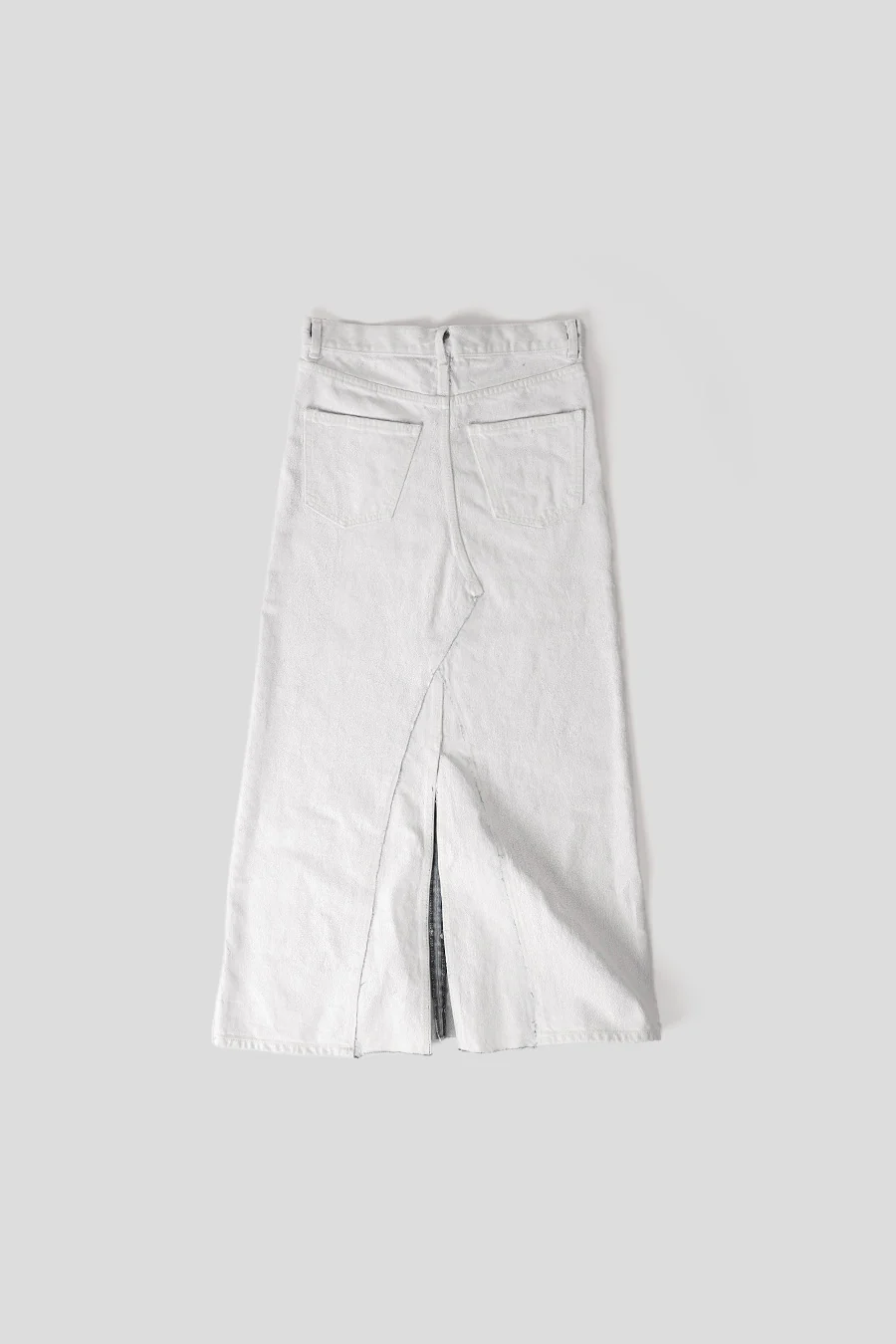 JUPE EN JEAN BLANCHE - Image 4
