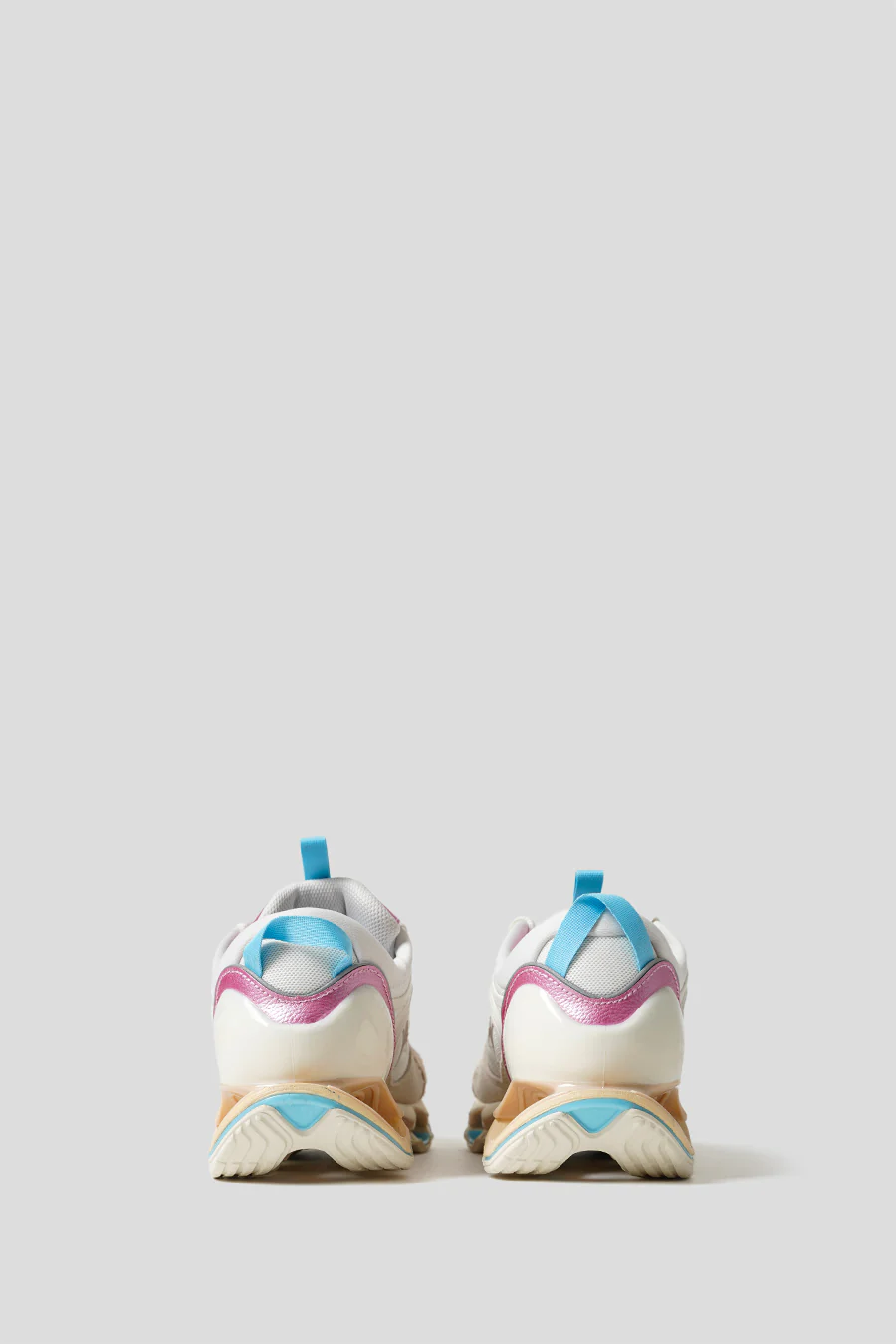 SNEAKERS WAVE PROPHECY B2 WHITE SAND, GOLD ET SKY BLUE - Image 5