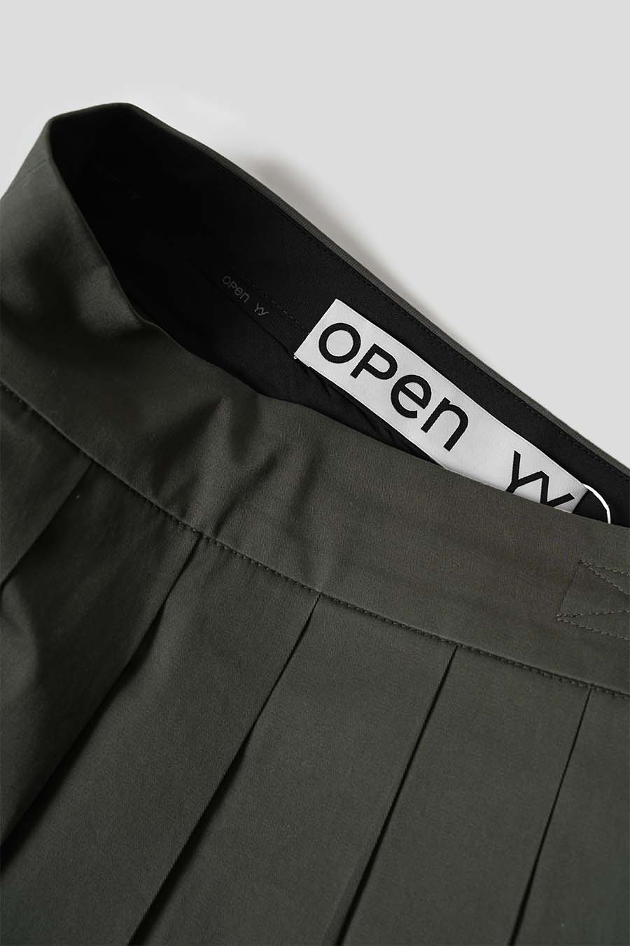 JUPE PLISSÉE SUPERPOSÉE KAKI - Image 6