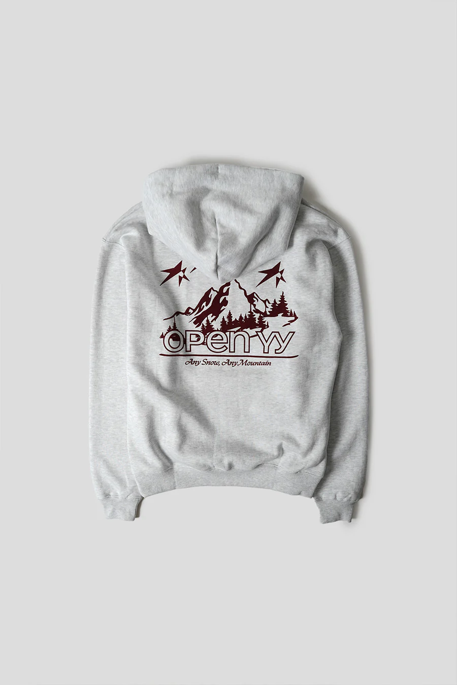 SWEAT À CAPUCHE MOUNTAIN GRAPHIC GRIS CLAIR - Image 3