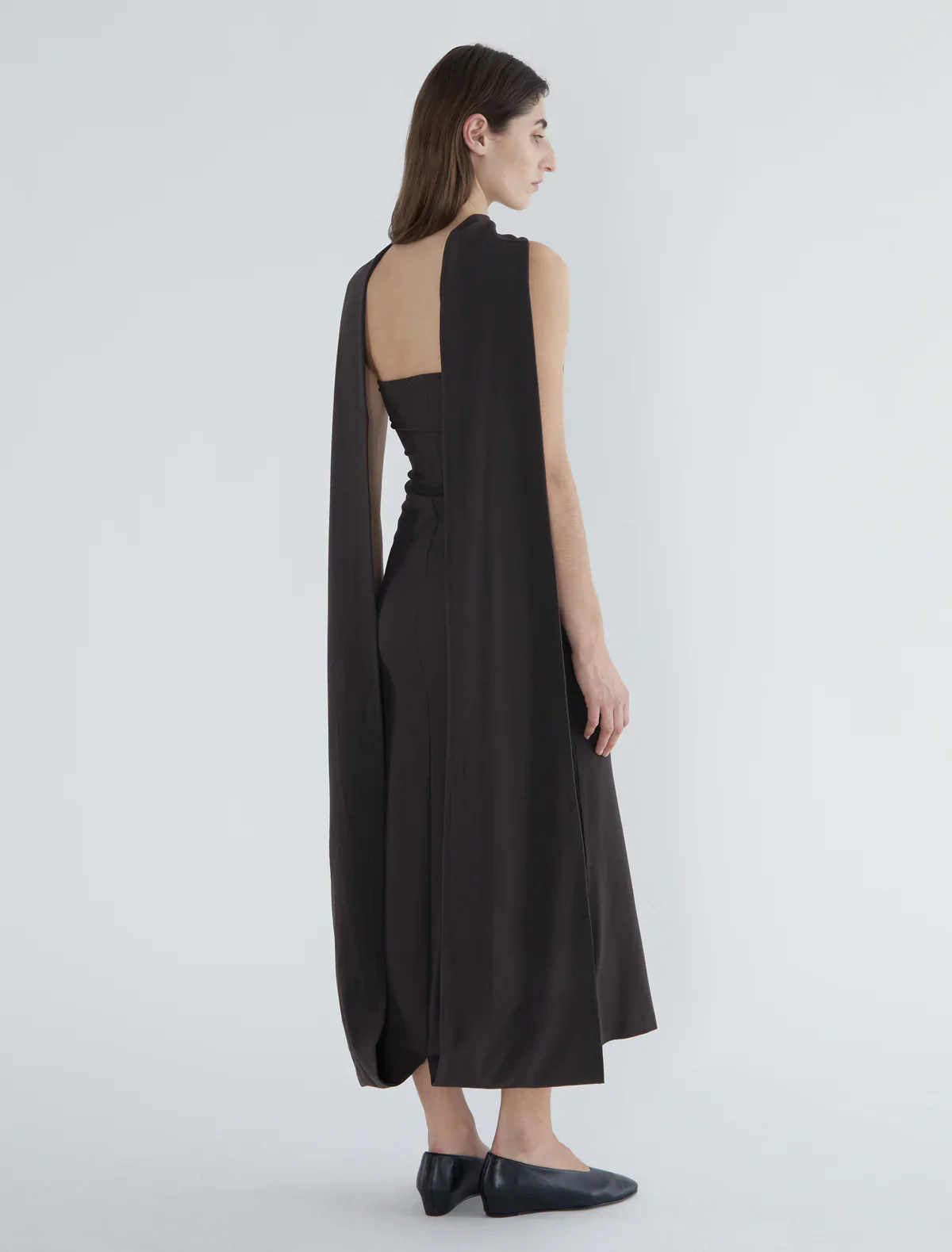 ROBE ALBERCH MARRON FONCÉ - Image 3