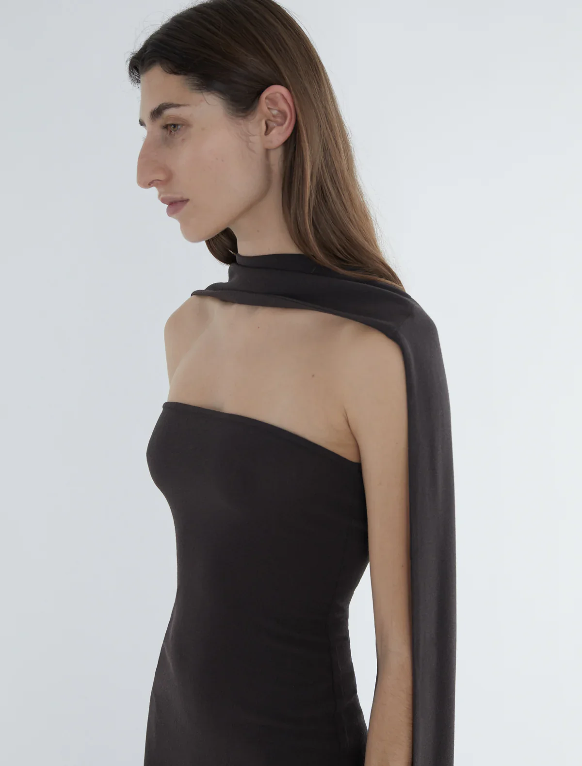 ROBE ALBERCH MARRON FONCÉ - Image 4