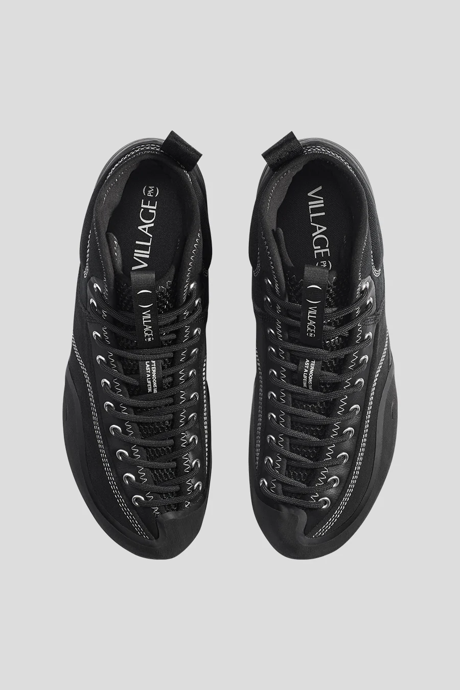 SNEAKER 1PM MID BLACK ET NATURAL BLACK - Image 4