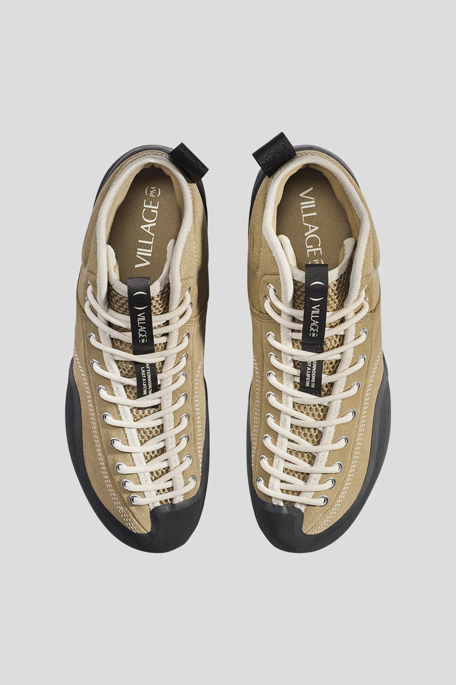 SNEAKER 1PM MID SAND ET NATURAL BLACK - Image 4