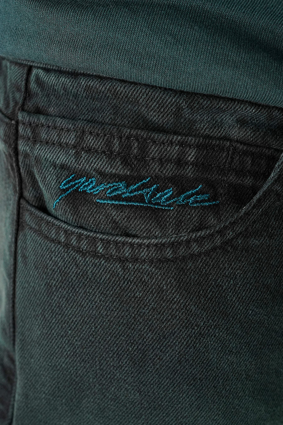 JEANS FADED PHANTASY VERT DÉLAVÉ - Image 4